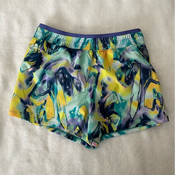 Colorful Abstract Athletic Shorts - Picture 2 of 4